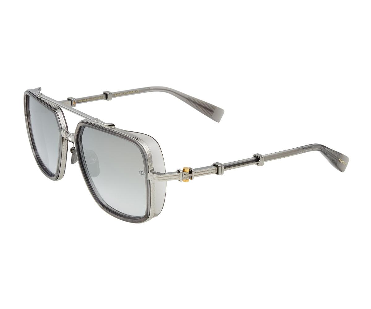 Balmain Sunglasses B-VI BPS-128-55 Transparent With Silver Miror Lens 55-15 Black Sunglasses Balmain - Vitkac Denmark main image 4