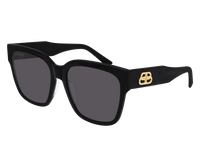 BALENCIAGA_SUNGLASSES_BB_0056S_001_SIDESHOT1 view 1