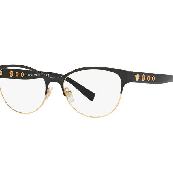 Versace Eyeglasses model 1237 New authentic VERSACE Eyeglasses VE1237 1342 Black/Gold 53mm  main image 2