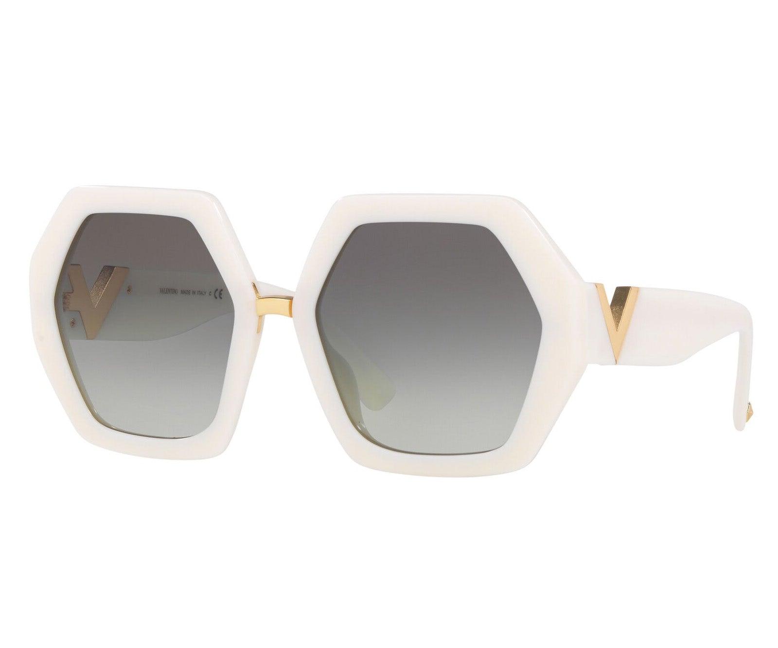 Valentino VA 4053 5119/13 Vlogo oversized sunglasses Valentino Garavani Burgundy in  main image 4