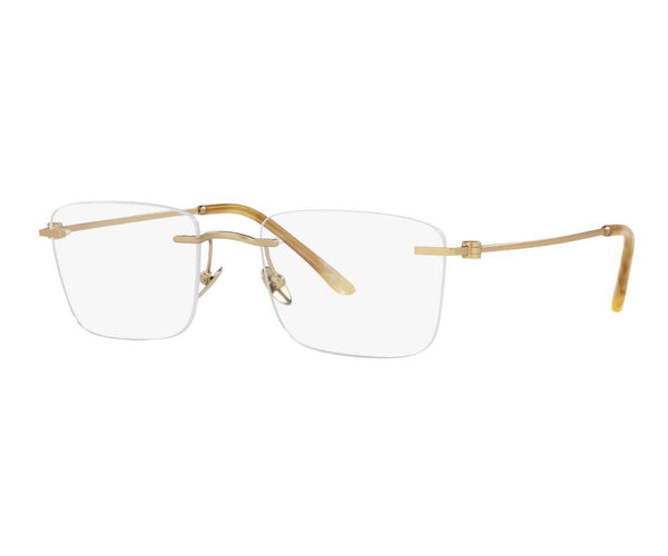 Style_Classic, Shape_Rectangle, Product_Optical, Material_Metal, Gender_Men, Colour_Pale Gold, Brand_Giorgio Armani, square, round, base-down triangle, heart, diamond, rectangle, oblong, oval