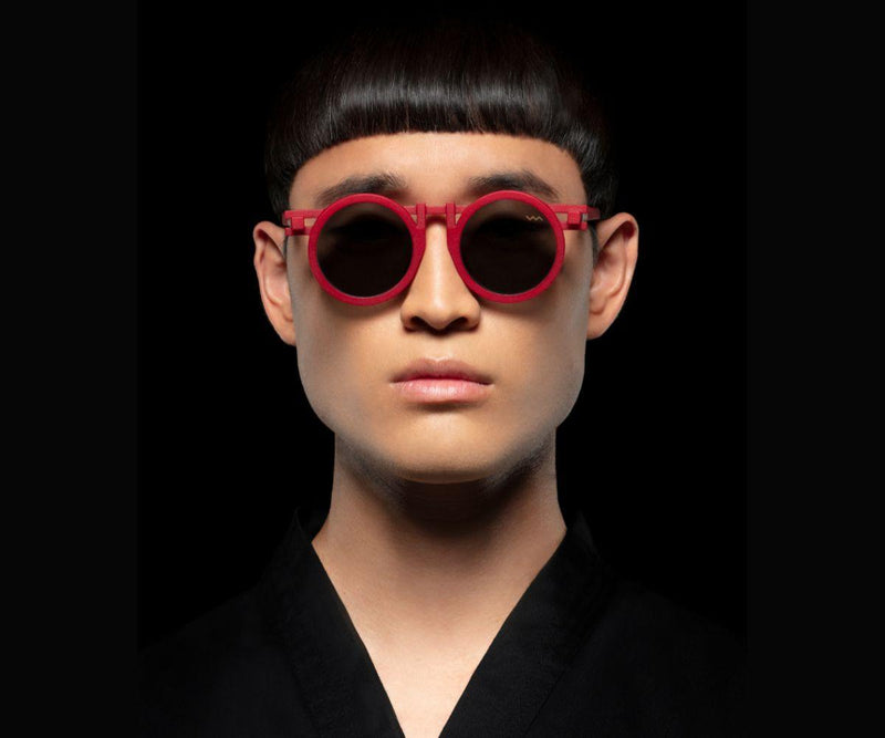 CL0013 KENGO KUMA’S CREATION RED 47 - GEM Opticians