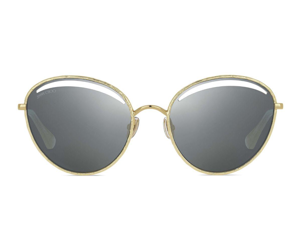Jimmy Choo Malya 59mm Cutout Lens Sunglasses Marais | Transparent Tan and Light Brown Oval Acetate  main image 2
