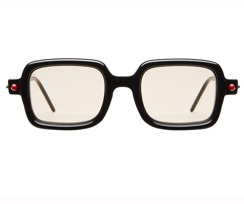 KUBORAUM_SUNGLASSES_P25_BLACKCREAM_FRONTSHOT