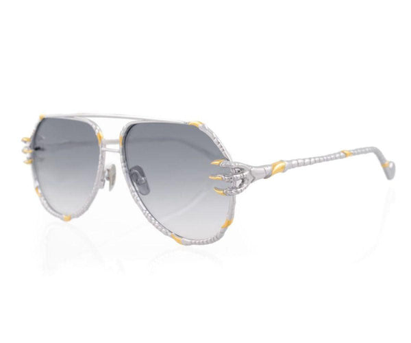 Anna Karin Karlsson_Sunglasses_THE CLAW PILOT_WHITE GOLD_62_90