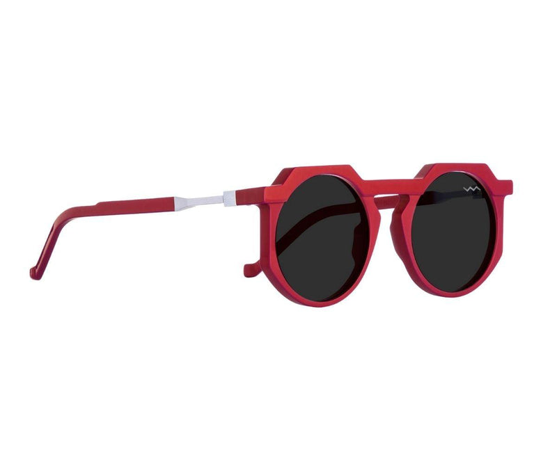 Vava Eyewear_Glasses_WL0028_RED SILVER/BLACK LENS_52_45